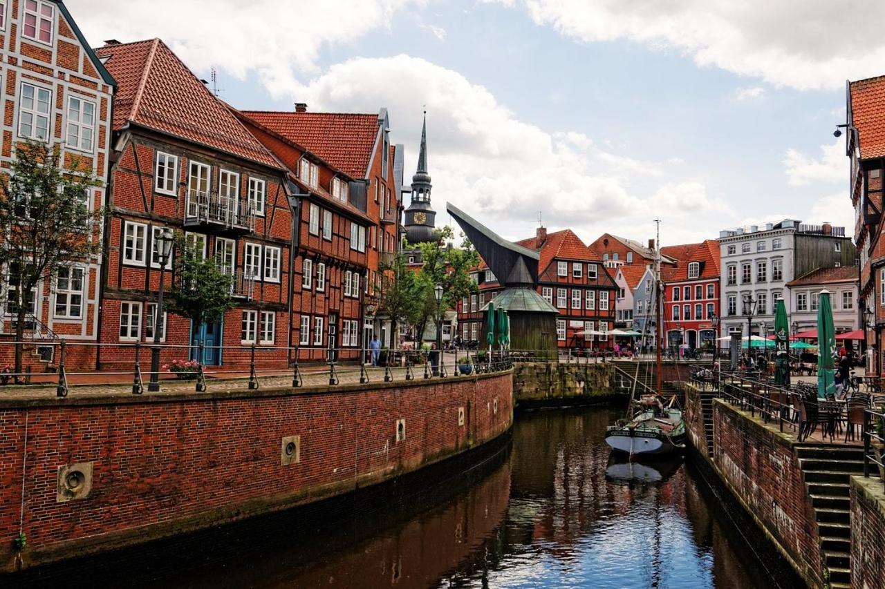 Der Stader Hafenblick Esterno foto