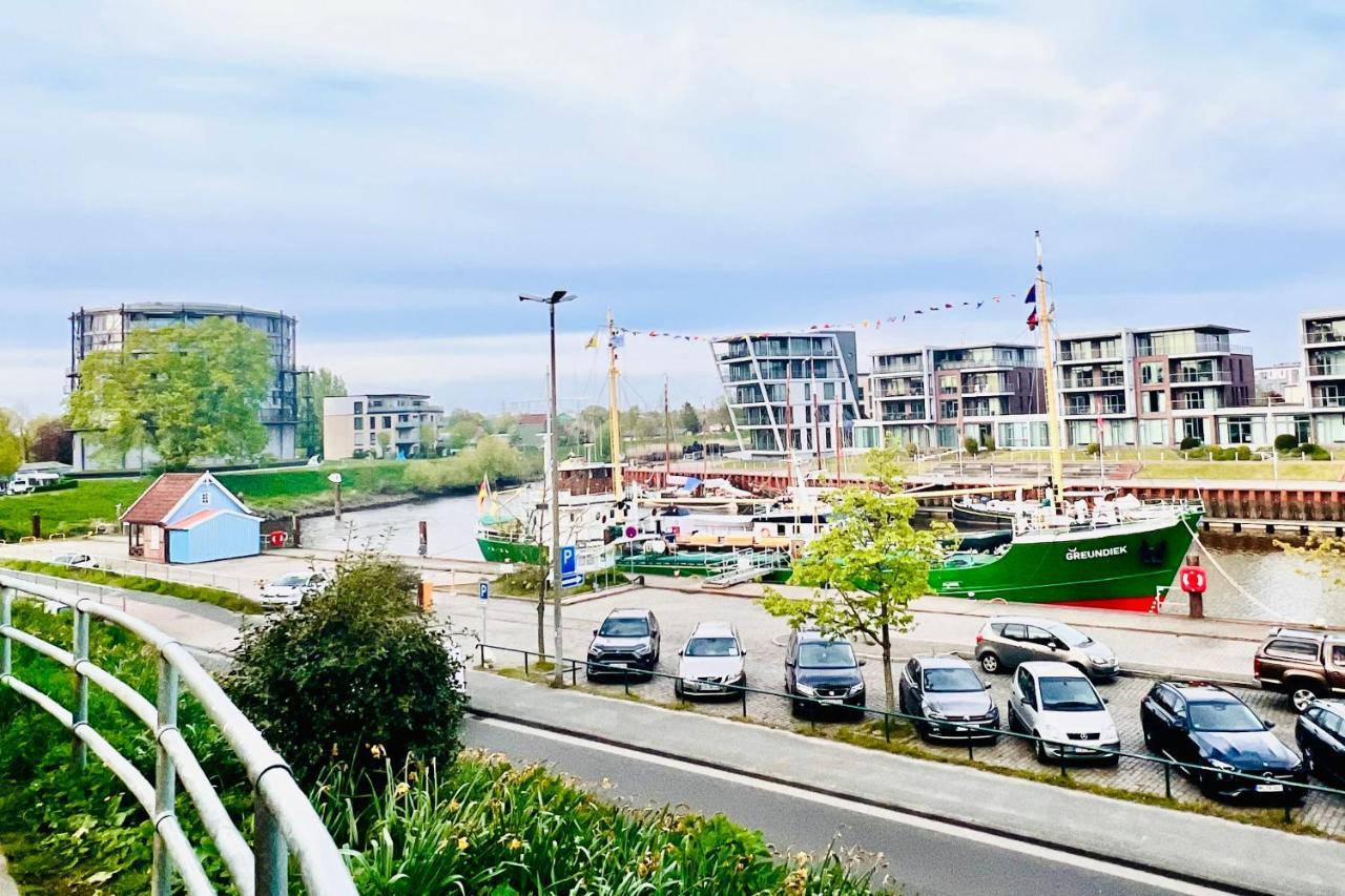 Der Stader Hafenblick Esterno foto